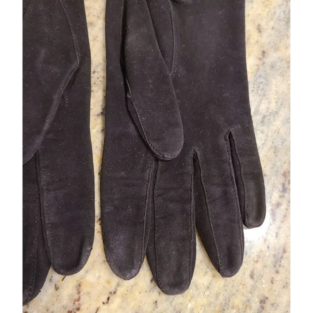 Vintage Size M 7 Brown Suede Leather 8.5